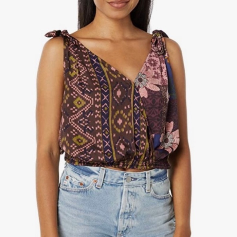 Free People Multicolor Floral Tank Top - Picture 7 of 9